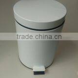 Powder Coating Pedal Bin 5L Classic White Household Waste Bin thumbnail-2