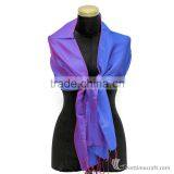 Authentic Silk Scraft, 100% Handmade in Vietnam, Dyed Color, Various Pattern thumbnail-1