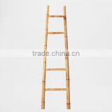 Bathroom Bamboo Ladder Tower Rack
