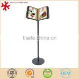 Promotional Adjustable Floor Standing Acrylic Menu Holder for Restaurant thumbnail-1