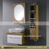 PVC Veneer Bath Vanity Cabinet thumbnail-1