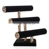 2016 Classical 3 Tiers Wooden Bracelet Display Stand Wholesale thumbnail-2