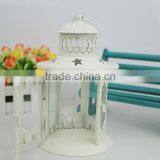 Outdoor Decorative House Style OEM Metal Lantern Candle Holders thumbnail-4