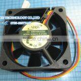 AD0605LB-A72GL 6025 6CM 5V 0.15A Double Ball Fan 60*60*25mm 3wire thumbnail-1