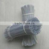 2017 PE Transparent Plastic Coated Single Metal Wire Twist Tie Headphone Tie thumbnail-1