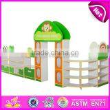 Customized Early Education Center Wooden Children Toy Storage Furniture W08C202 thumbnail-1