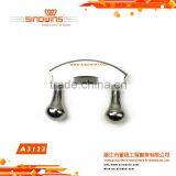 A3123 Professional Stainless Steel Double Chopping Knife Pizza Tool thumbnail-3