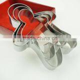 47037 3pcs Ginger Shape Stainless Steel Cookie Cutter Set thumbnail-4