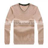 Custom High Quality Fashion Design Wool / Cashmere Knit Sweater thumbnail-1