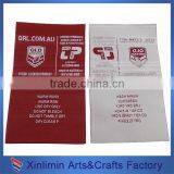 Custom Design Woven Technics Care Label