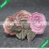 Iron-on DIY Embroidery Patches in Flower Shape for Clothing thumbnail-6
