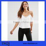 Girls Sexy Korea Top Lace Trim Tops For Women 2016 thumbnail-1