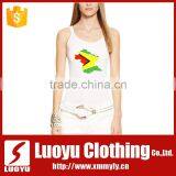 Women Tank Top Plain White Tank Top With Loose Style thumbnail-1