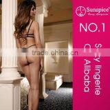 New Hot Sale Transparent Butterfly Bra Sexy Lingerie With Strings thumbnail-2