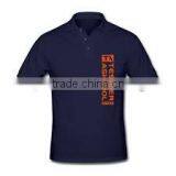 Flock Printed Polo Shirt, Men Polo Shirt, Short Sleeve 100% Polyester thumbnail-2