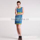 Top Violet Color Fashion Summer Ladies Simple Fashion Dress thumbnail-4