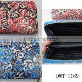 Hot Gold Sequin 2016 Lady New Popular Print Rose Wallet thumbnail-1