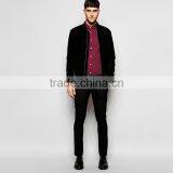 Slim Fit Mans Red Shirt With Long Sleeves, Latest Formal Shirt Designs for Men thumbnail-4