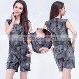 Thin Section Maternity Clothes Plain Dyed Breastfeeding Clothing Printing Nursing Clothes thumbnail-3