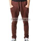 OEM Bulking Buy Open Bottom Polyester/cotton Pocket Mens Harem Pants Wholesale thumbnail-3