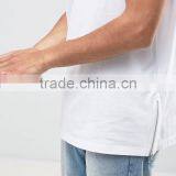 High Quality Comfortable Cotton Gym White Mens Singlet Casual Vests thumbnail-3