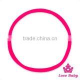 Wholesale Plain Colorful Girl Accessories Fabric Elastic Hair Ties Rope thumbnail-6