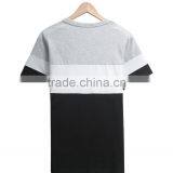 Hot Sale Oversized Promotion Stripe Soft Cotton Plain Man Custom Tshirt thumbnail-5