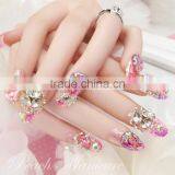 Self-adhesive Nails Glitter Tips With Glue Rhinestone Nails thumbnail-4