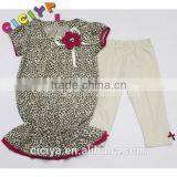 Custom Wholesale Turkish Women Pajama Set Leopard Printing Design Women Cotton Pajamas thumbnail-1
