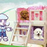 2017 Easy Clean Wooden Luxury Dog Bed Covers SIX-PIECE thumbnail-1