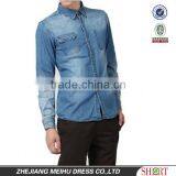 Latest Cotton Cowboy/jeanet Long Sleeve Casual Shirts for Men thumbnail-1