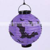 Wholesale Halloween Decoration Round Lamp Haning LED Paper Lanterns thumbnail-5