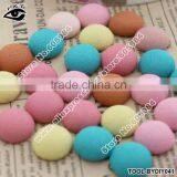 15MM 500pcs Mixed Colors Chiffon Fabric Covered Snap Buttons for Clothing Jewelry thumbnail-1