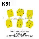K51 6PC EVA DICE SET thumbnail-1