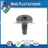 Made in Taiwan Fix Hex Head Roofing Phillips Washer Hex Washer Tap Phillips Pan Zinc Trim Head Self Drilling Tek Screw thumbnail-3