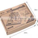 Wooden Children DIY Puzzle Toy Handmade Building Block Model Educational Diy Solar Puzzle Toy for Kids thumbnail-5