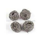 Round Ss430 Galvanized Stainless Steel Scouring Ball Wire Pot Cleaning Ball thumbnail-1
