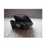 Cute Exquisite Special Occasion Black Lady Church Hats , Big Mushroom Crown thumbnail-1