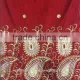 African Embroidered George Fabric
