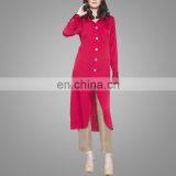 Newest Muslim Girl Cardigan Fashion Women Casual Long Coat 2017 thumbnail-4