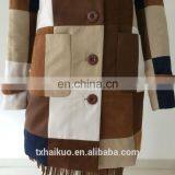Ladies Suede Patched Jackt thumbnail-4