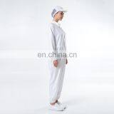 SANXIA White 100%Polyester Jumpsuit Food Factory Worker Wear thumbnail-3