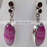 Designer Silver Earrings Wholesale 925 Silver Earrings Beautiful Silver Dangle Earrings thumbnail-1
