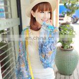 2015 Fashion Design Polyester Chiffon Summer Raglan Sleeves Cape(WX022EL-P) thumbnail-4