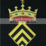 Hand Embroidered Regalia Masonic Badges | Masonic Crest | Masonic Emblem |