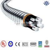 UL Certificated PVC Insulation PVC Inner Sheath Aluminum Alloy Chain Armoring MC Cable thumbnail-4