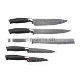 5 Pieces Stainless Steel Nonstick Coating Blades Chef Knives Set thumbnail-2