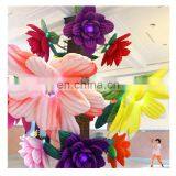 Colorful LED Inflatable Flower Chain Wedding Flower Stage Decoration For Sale thumbnail-6