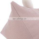 High Quality Plain Light Casual Portable Cheap Small Pink Pillows Multi Functional Foldable Folding Triangular Pillow for Home thumbnail-6