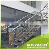 Foshan Factory Safty Outdoor Balustrades & Handrails Tube Stainless Steel Stair Railing thumbnail-5